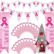 Lloopyting Doll S Plush Decor for Women Breast Cancer Care Day Room Decor Desk Decor 20*14*5cm