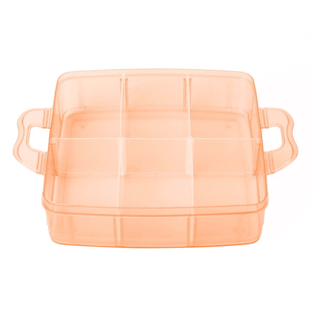 Lloopyting Orange lockable tote for storage Orange storage room Orange