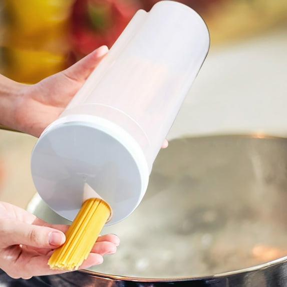 Lloopyting Pasta container Pasta organizer Boxed pasta organizer Coarse Grain Storage Box Storage Storage Tank Kitchen Storage Noodle Tube