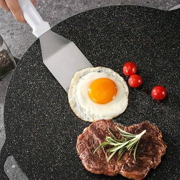Lloopyting Pot And Pan Set $3 Pot Sets Stainless Steel Nonstick Sale Round Shaped Cookware Set Stainless Steel Frying Spatula Japanese Cuisine Pizza Plate Shovel Chinese Frying Spatula Baking,Hot