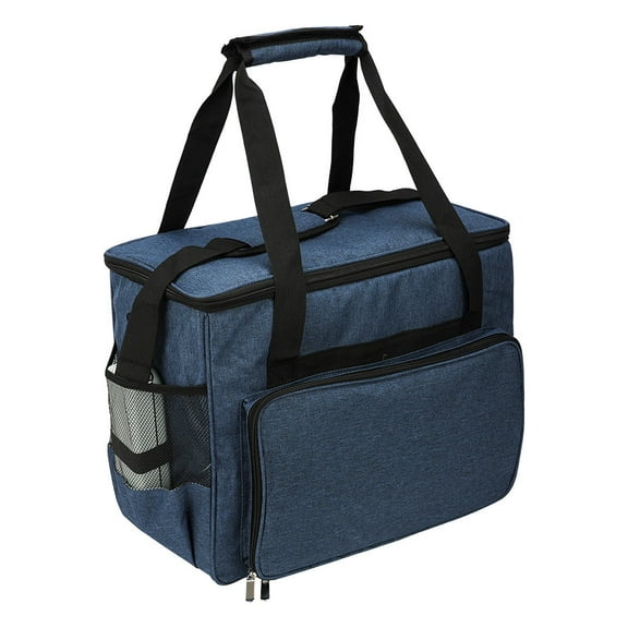 Lloopyting Rolling sewing machine tote Rolling sewing machine case Sewing room storage Waterproof Large Capacity Oxford Cloth Sewing Machine Cover Storage Bag