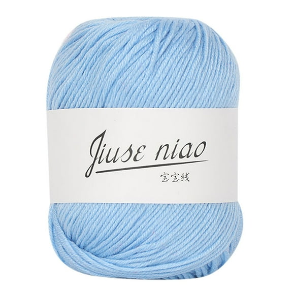 Lloopyting Sewing Kit Yarn 1Pc 50G Chunky Colorful Hand Knitting Baby Milk Cotton Crochet Knitwear Wool L Home Decor Room Decor