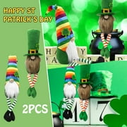 Lloopyting St. patrick's St patrick's day tree 2PC St. Patrick's Day Spring Gift Room Plush Doll Decorations Present