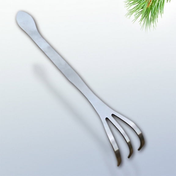 Lloopyting Stainless Steel Dual Purpose Earth Pressing Harrow Loosen Soil Pressure Soil Garden Gardening Pot And Tools Gardening Supplies Garden Decor Silver 25*2*3cm