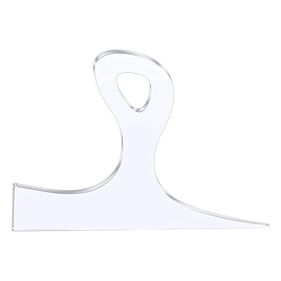 Lloopyting Start shape stencil Router bowtie template Clear Wood Template Acrylic Handle Cutting Board Router Template Angled Curvy Tracing Stencils Guide Tools (7 * 9'')