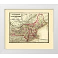 thumbnail image 1 of Lloyd 14x12 White Modern Wood Framed Museum Art Print Titled - New England, New York - Lloyd 1873, 1 of 4