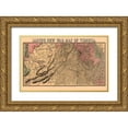 thumbnail image 1 of Lloyd 24x16 Gold Ornate Wood Framed with Double Matting Museum Art Print Titled - Virginia - Lloyd 1862, 1 of 4