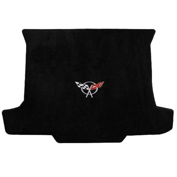 Lloyd Mats 600018 Corvette 1998-2004 Convertible Cargo Black Ultimat C5 Logo Mat