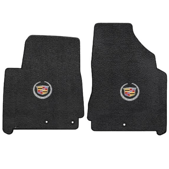 Lloyd Mats 600090 SRX 2012-2014 2 Piece Ebony Ultimat Cadillac Logo Mat