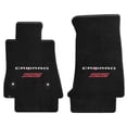 thumbnail image 1 of Lloyd Mats 600291 2016-On Ebony Ultimat Camaro Plus SS Red Double Logo Mats, 2 Piece, 1 of 7