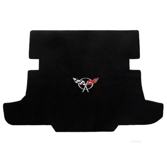 Lloyd Mats 620017 Corvette 1997-2004 Coupe Cargo Black Velourtex C5 Logo Mat