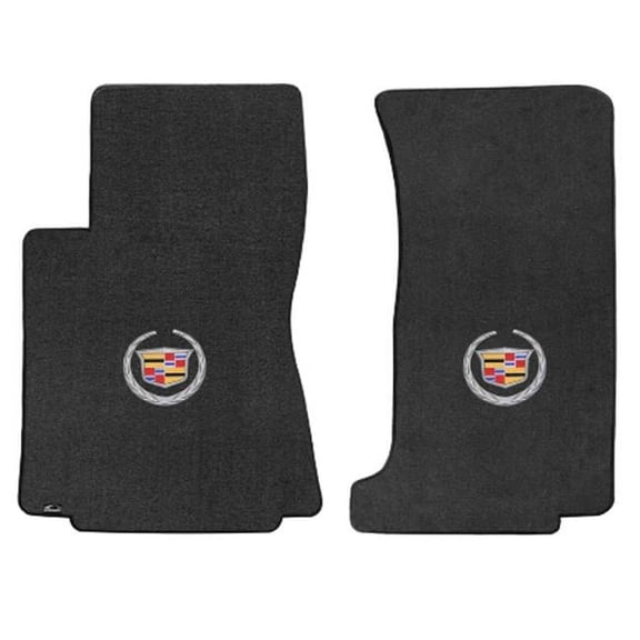 Lloyd Mats 620074 CTS-V Sedan-Wagon 2009-2013 2 Piece Ebony Velourtex Cadillac Logo Mat