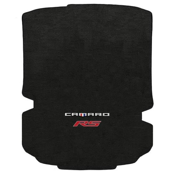 Lloyd Mats 620204 2016-On Coupe Trunk Ebony Velourtex Camaro Plus RS Red Double Logo Mats