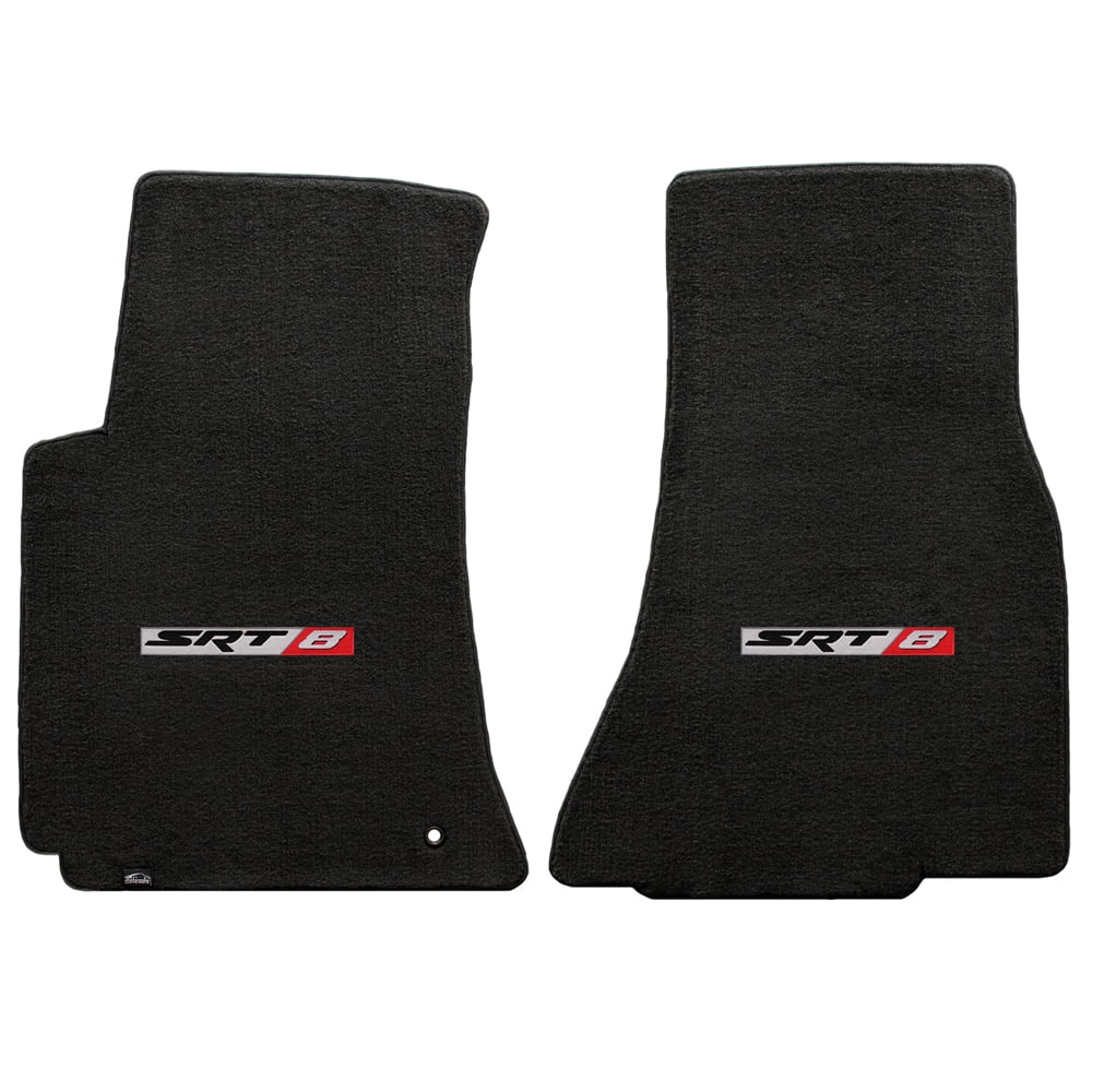 Custom Logo Front Floor Mats Lloyd Velourtex Front Floor Mats For 2011-2014 Dodge Challenger SRT 8 - Licensed Logo Mats Floor Mats & Carpets For Dodge Challenger