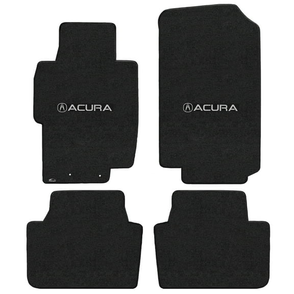 Lloyd Mats Custom Fit Floor Mats for Acura TSX 2004-2008 LogoMat 4Pc Set Charcoal