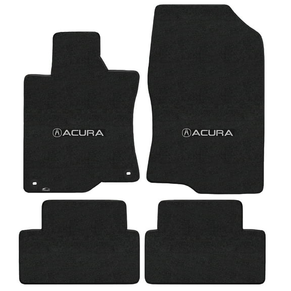 Lloyd Mats Custom Fit Floor Mats for Acura TSX 2009-2014 LogoMat 4Pc Set Charcoal