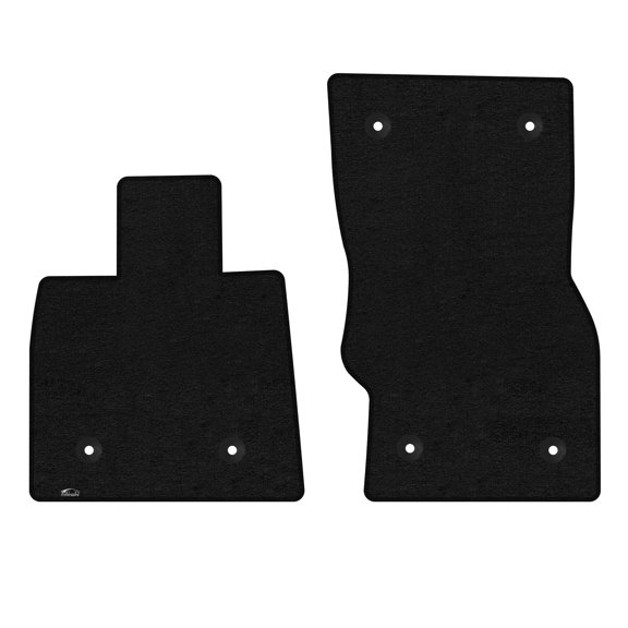 Lloyd Mats Custom Fit Floor Mats for Alfa Romeo Stelvio 2018-On LogoMat 2Pc Set Charcoal