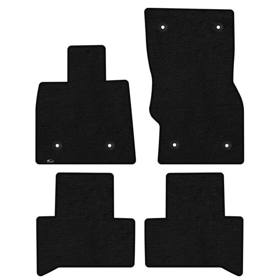 Lloyd Mats Custom Fit Floor Mats for Alfa Romeo Stelvio 2018-On LogoMat 4Pc Set Charcoal