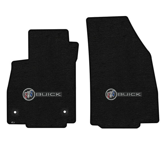 Lloyd Mats Custom Fit Floor Mats for Buick Encore 2018-On LogoMat 2Pc Set Charcoal