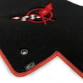 thumbnail image 1 of Lloyd Mats LogoMat Custom-Fit 2PC Carpet Floor Mats for 1997-2004 Chevrolet C5 Corvette, Black, 1 of 5