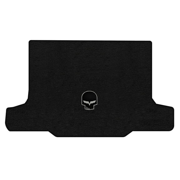 Lloyd Mats Custom Fit Floor Mats for C6 Corvette Convertible 2005-2013 LogoMat Trunk (Manual Top) Charcoal