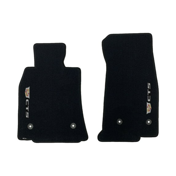 Lloyd Mats Custom Fit Floor Mats for Cadillac CT5 RWD 2020-On LogoMat 2Pc Set Charcoal
