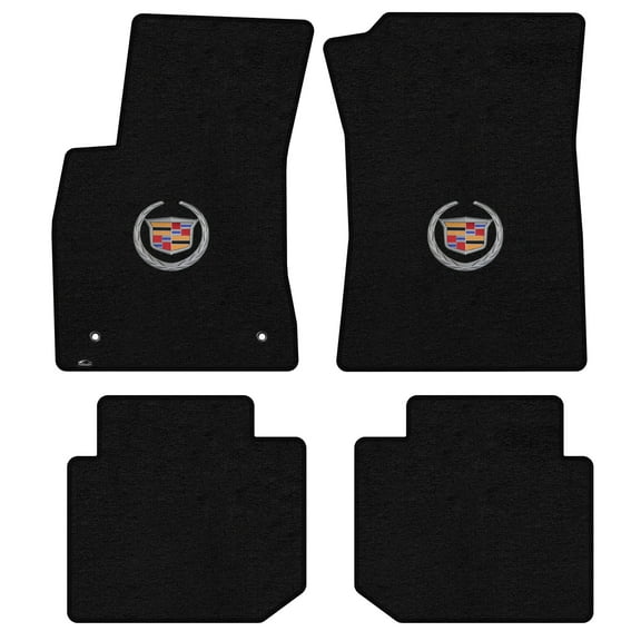 Lloyd Mats Custom Fit Floor Mats for Cadillac DEVILLE/DTS/DHS 2000-2005 LogoMat 4Pc Set Black