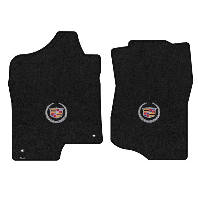 Lloyd Mats Custom Fit Floor Mats for Cadillac Escalade 20072014 LogoMat 2Pc Set Charcoal