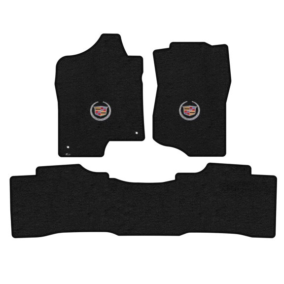 Lloyd Mats Custom Fit Floor Mats for Cadillac Escalade 2007-2014 LogoMat 3Pc Set Charcoal (2nd Seat Bench)