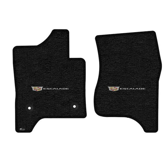 Lloyd Mats Custom Fit Floor Mats for Cadillac Escalade 2015-2020 LogoMat 2Pc Set Charcoal