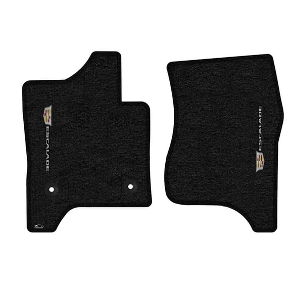Lloyd Mats Custom Fit Floor Mats for Cadillac Escalade 2015-2020 LogoMat 2Pc Set Charcoal