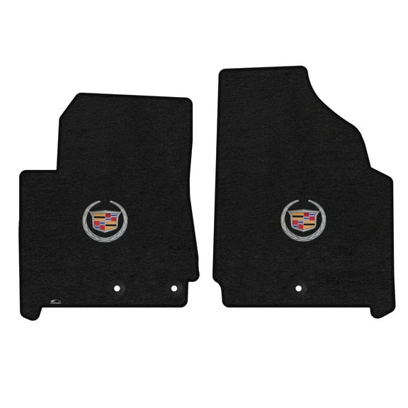 Lloyd Mats Custom Fit Floor Mats for Cadillac SRX 2010-2012 LogoMat 2Pc Set Charcoal