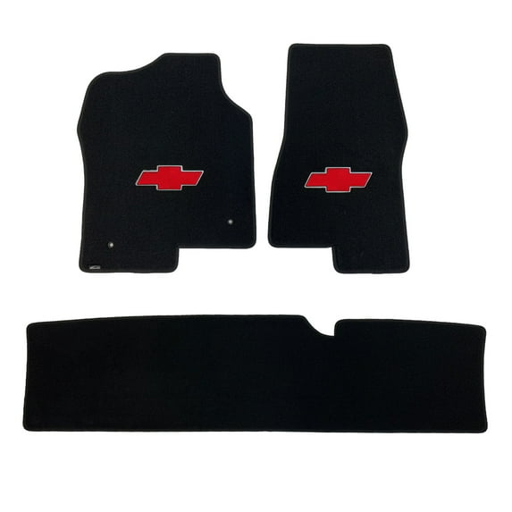 Lloyd Mats Custom Fit Floor Mats for Chevy Avalanche 2002 LogoMat 3Pc Set Black