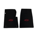 thumbnail image 1 of Lloyd Mats Custom Fit Floor Mats for Chevy C/K Pickup 1967-1970 LogoMat 2Pc Set Black, 1 of 4