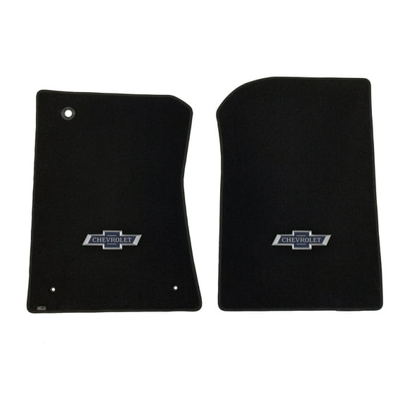 Lloyd Mats Custom Fit Floor Mats for Chevy C/K Pickup 1973-1983 LogoMat 2Pc Set Black