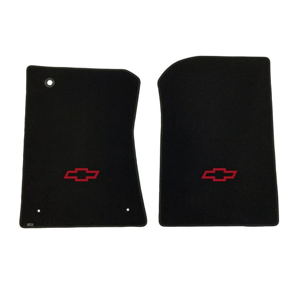 Lloyd Mats Custom Fit Floor Mats for Chevy C/K Pickup 1973-1983 LogoMat 2Pc Set Black