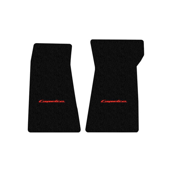 Lloyd Mats LogoMat Custom-Fit 2PC Carpet Floor Mats for 1991-1996 Chevrolet Caprice, Black