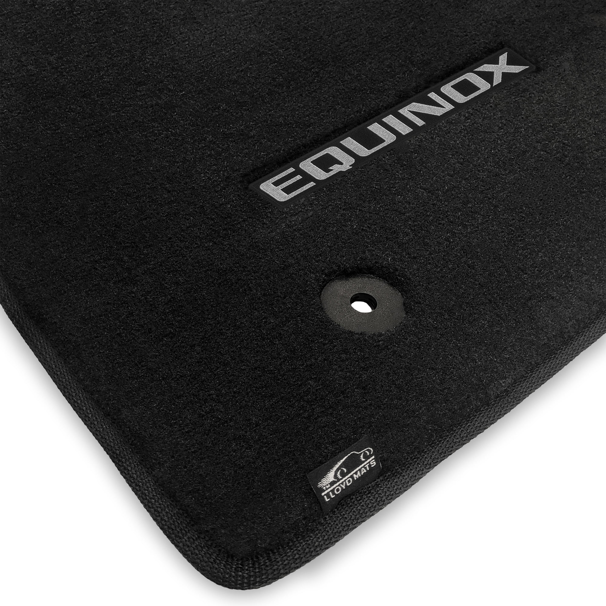 Lloyd Mats Custom Fit Floor Mats for Chevy Equinox 2013 2017 LogoMat 2 Pc Set Charcoal