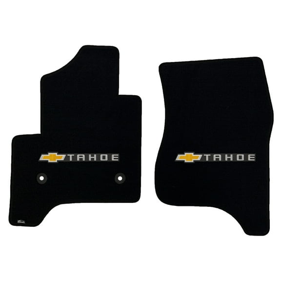 Lloyd Mats Custom Fit Floor Mats for Chevy Tahoe 2015-2020 LogoMat 2Pc Set Charcoal