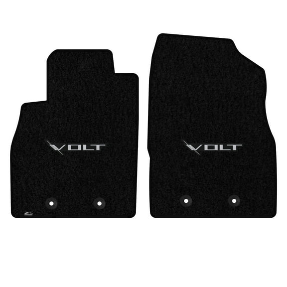 Lloyd Mats Custom Fit Floor Mats for Chevy Volt 2011-2015 LogoMat 2Pc Set Black