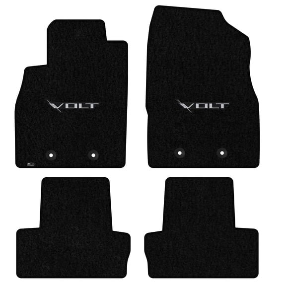 Lloyd Mats Custom Fit Floor Mats for Chevy Volt 2011-2015 LogoMat 4Pc Set Black
