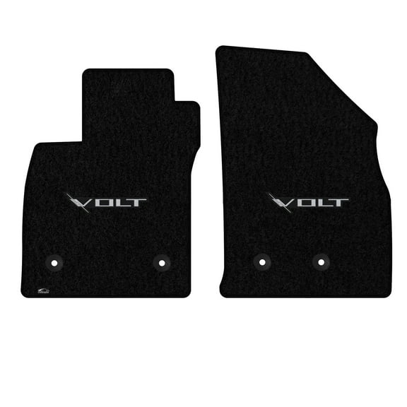 Lloyd Mats Custom Fit Floor Mats for Chevy Volt 2016-2019 LogoMat 2Pc Set Black