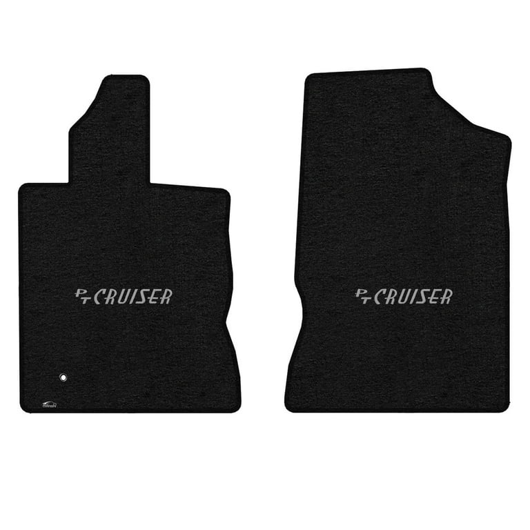 Lloyd Mats Custom Fit Floor Mats for Chrysler PT Cruiser 2000 2010 LogoMat 2Pc Set Charcoal