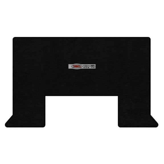 Lloyd Mats Custom Fit Floor Mats for Corvette C5 Coupe 2002-2004 Z06 Hardtop (FRC)LogoMat Deck Black