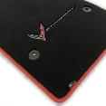 thumbnail image 1 of Lloyd Mats LogoMat Custom-Fit 2PC Carpet Floor Mats for 2020-2026 Chevrolet C8 Corvette Coupe/Conv (No E-RAY), Charcoal, 1 of 5
