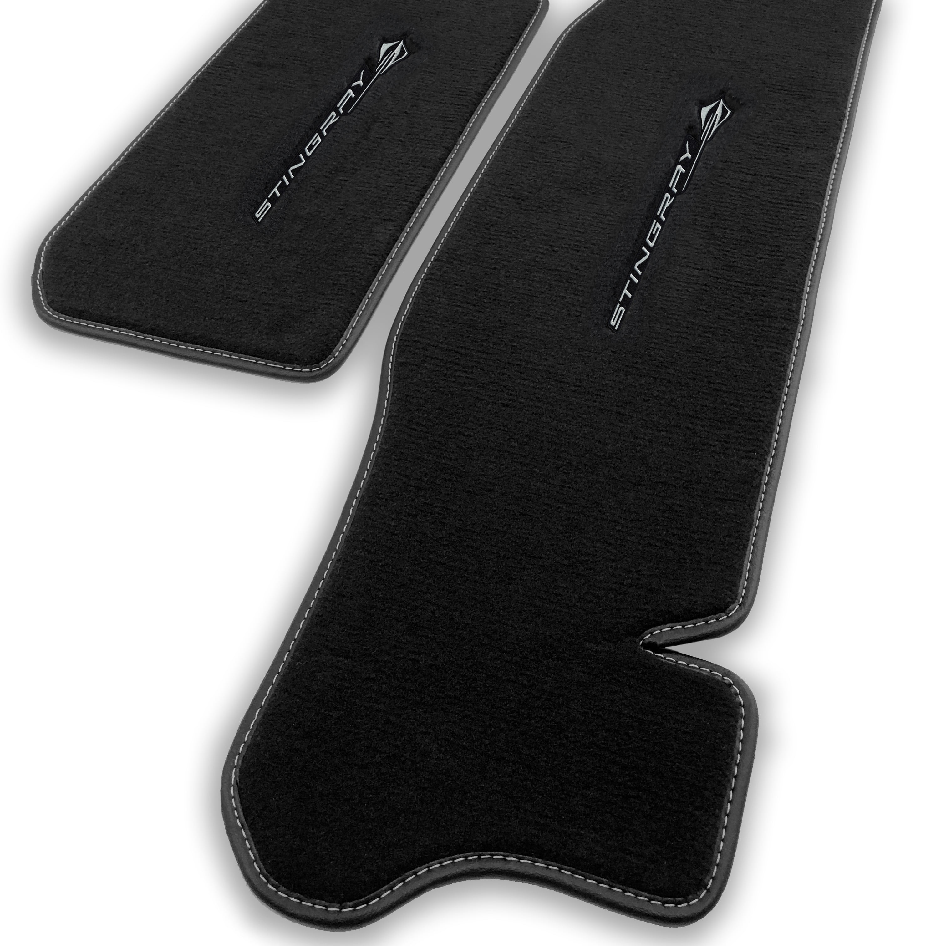 Lloyd Mats Custom Fit Floor Mats for Corvette C8 Coupe 2020ON LogoMat