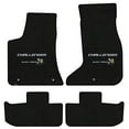 thumbnail image 1 of Lloyd Mats LogoMat Custom-Fit 4PC Carpet Floor Mats for 2017-2023 Dodge Challenger AWD, Charcoal, 1 of 4