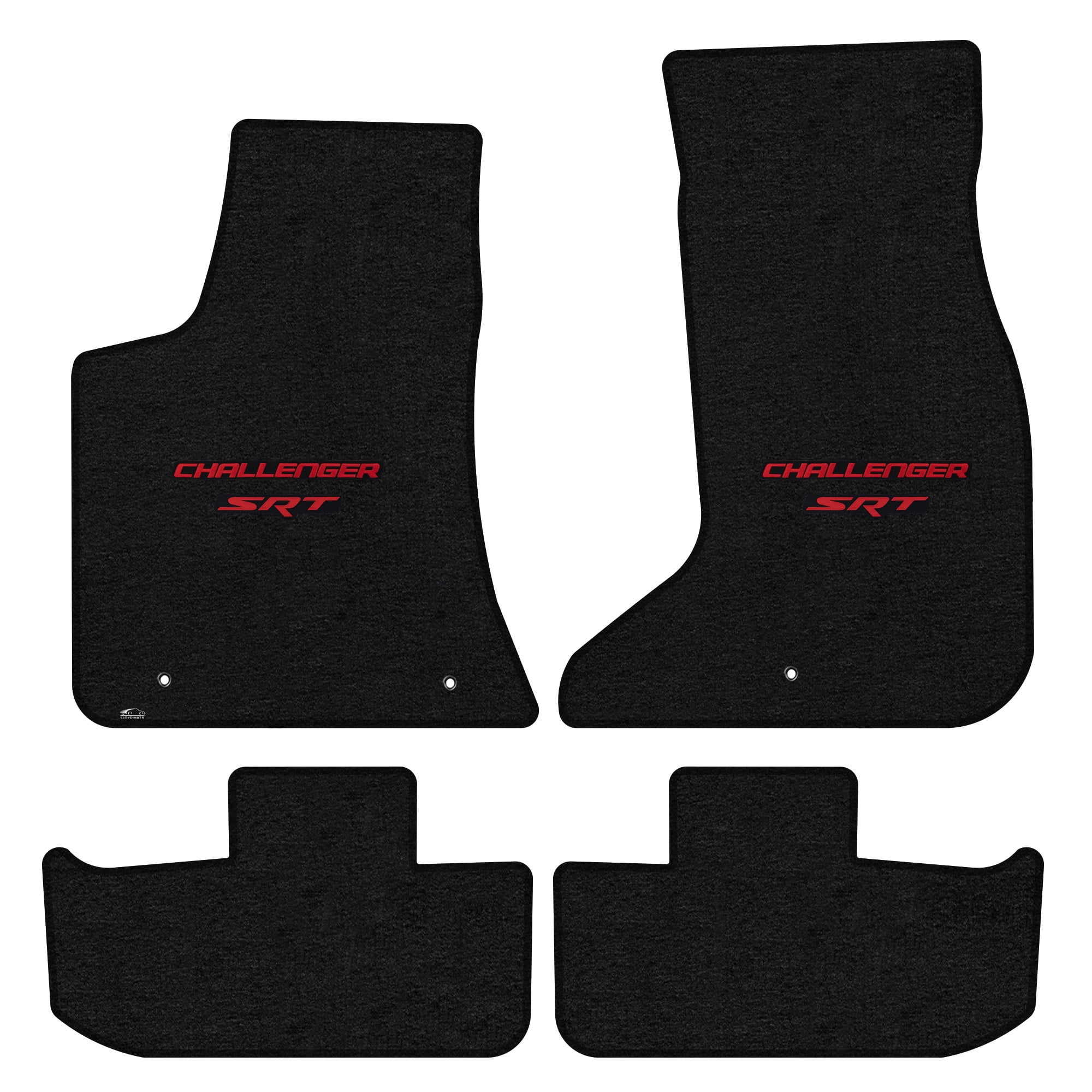 Lloyd Mats Custom Fit Floor Mats for Dodge Challenger AWD LogoMat 2017