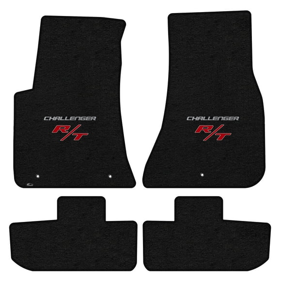 Lloyd Mats Custom Fit Floor Mats for Dodge Challenger RWD Logo Floor Mats 2011/ON 4PC Set Charcoal