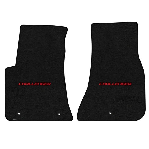 Lloyd Mats Custom Fit Floor Mats for Dodge Challenger RWD LogoMat 2011/ON 2PC Set Charcoal